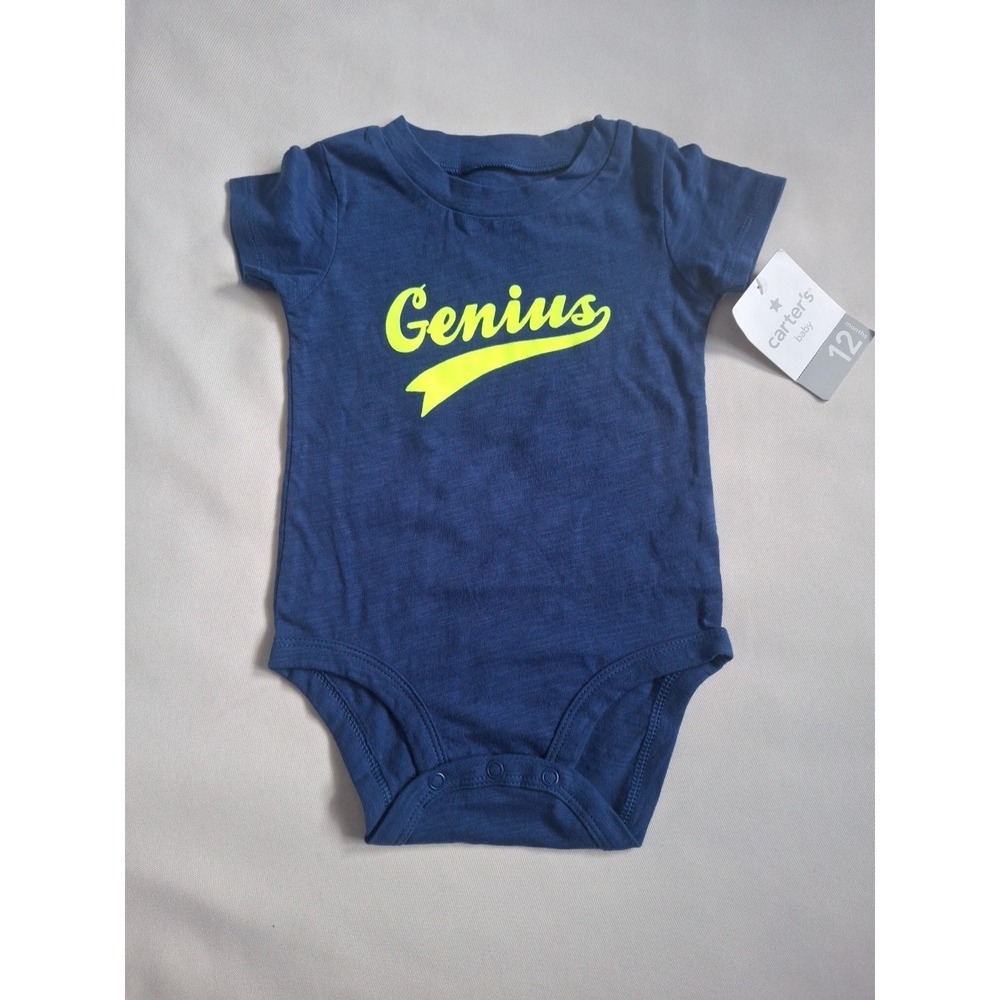 Carter's‎  baby Genius bodysuit aby Size 12 Months